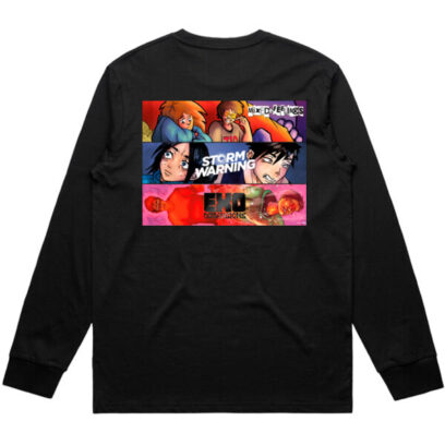 Adult Long Sleeve Tee (Colour) - Back View